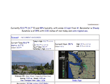 Tablet Screenshot of coupevilleweather.com